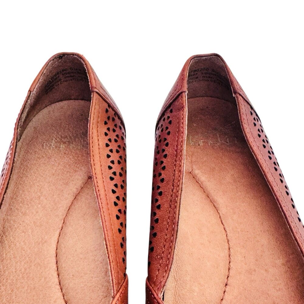 Dansko Women’s Neely Ballet Flats Shoes Perforated Leather Brown Comfort Sz 5.5 - Picture 6 of 11